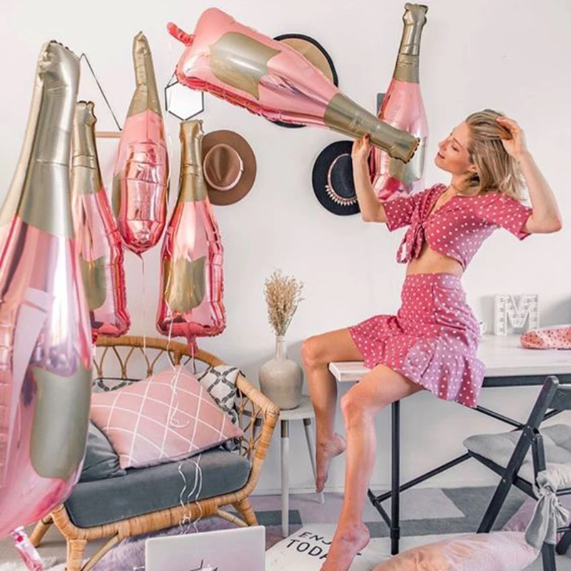 5pcs Large Bottle Balloons Adu - огляд і ціна Wine Beer House