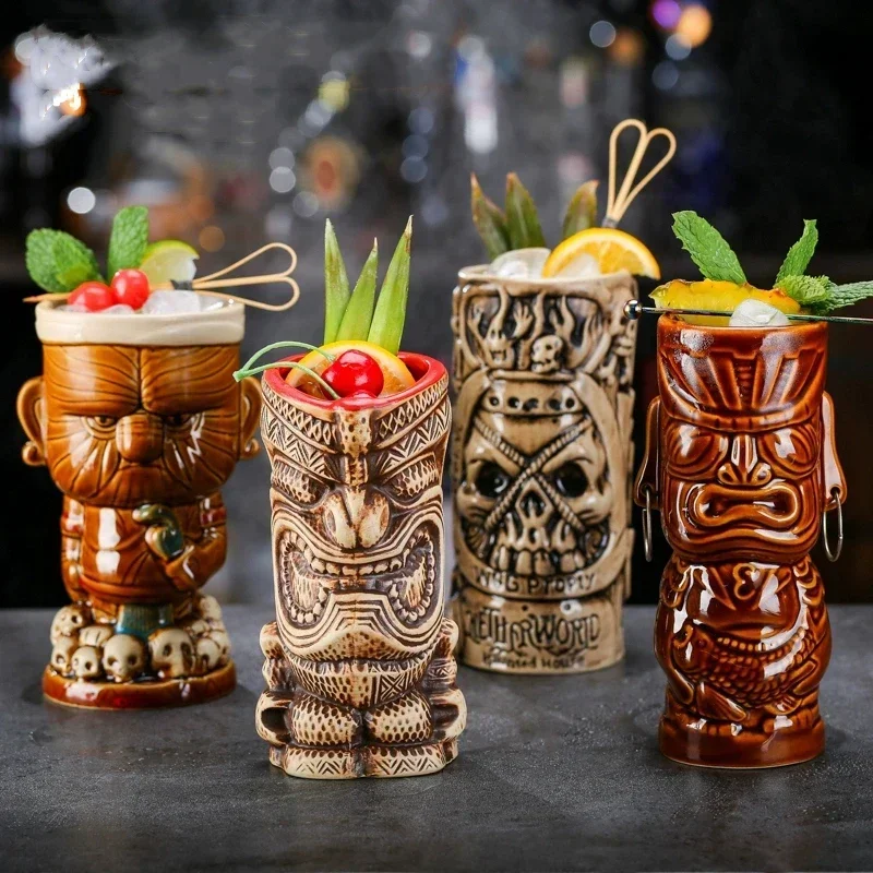 60 Types Ceramic Hawaii Tiki M - огляд і ціна Wine Beer Type