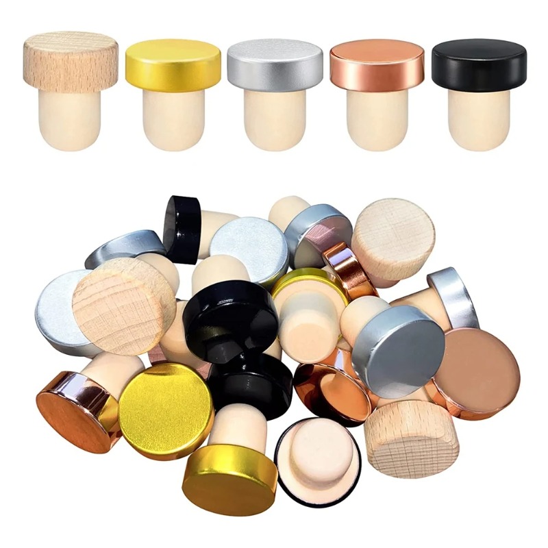 10Pcs Wine Bottle Cork Stopper - огляд і ціна Wine Beer Tasting