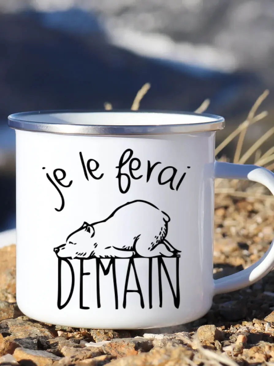 Cute Enamel Coffee Mug French  - огляд і ціна Beer And Wine Festival