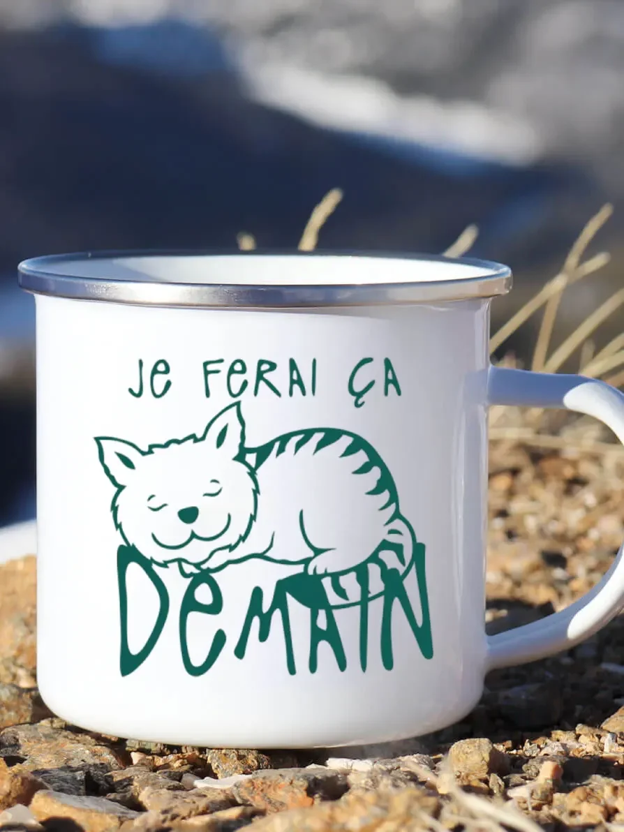 Cute Enamel Coffee Mug French  - огляд і ціна Beer And Wine Festival