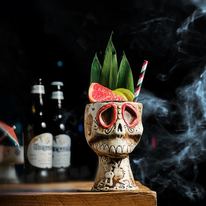 Halloween Skull Ceramic Mug -  - огляд і ціна Wine Mix With Beer