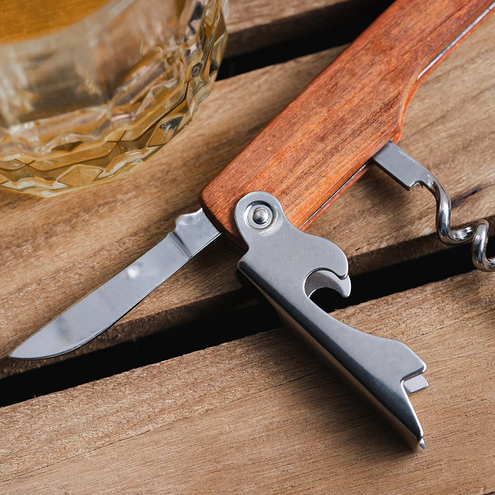 Personalised Logo Wood Handle  - огляд і ціна Wine Beer Brand