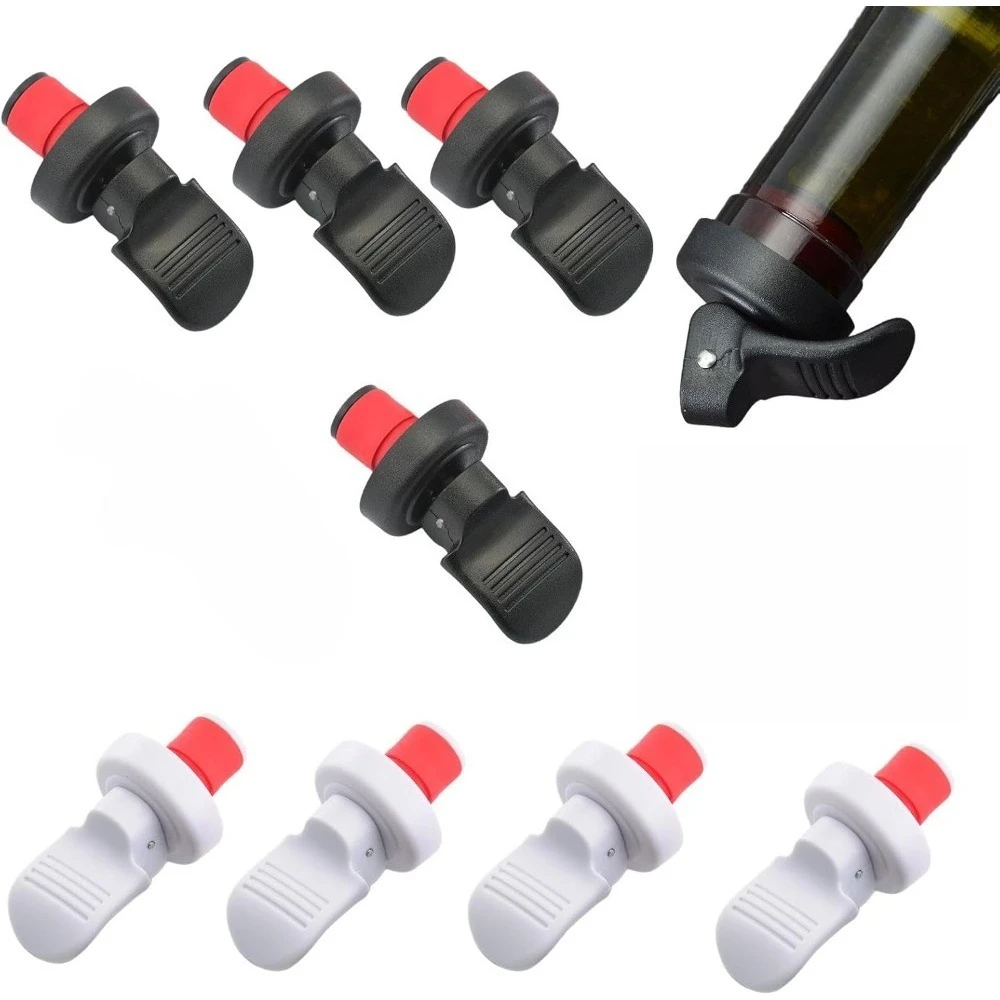 4PackWineBottle Stoppers Whisk - огляд і ціна Wine Beer Market