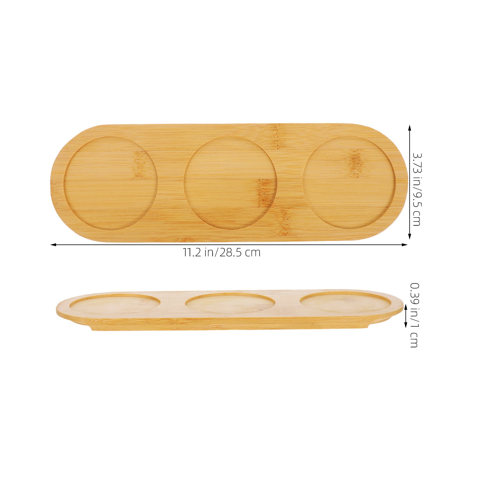 Bamboo Beer Flight Board 3-Hol - огляд і ціна Wine Beer Tasting