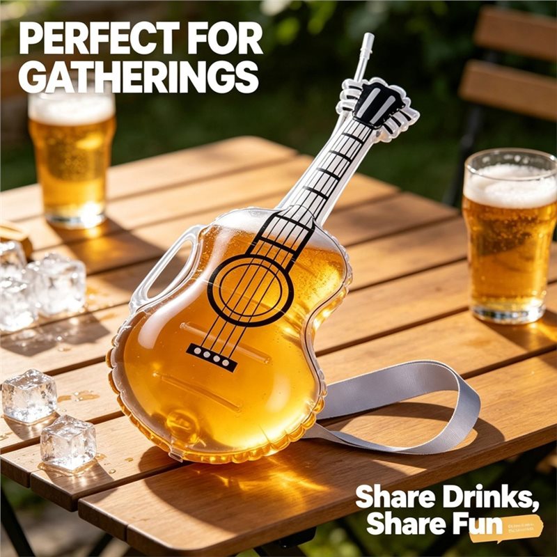 AC62-Transparent Guitar Glass  - огляд і ціна Beer And Wine Festival