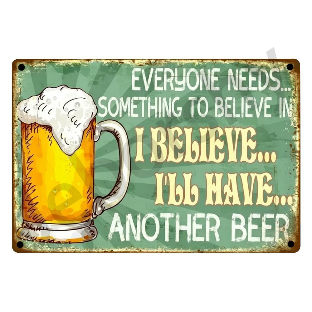 Metal Sign Whiskey Wine Alcoho - огляд і ціна Wine Beer Brand