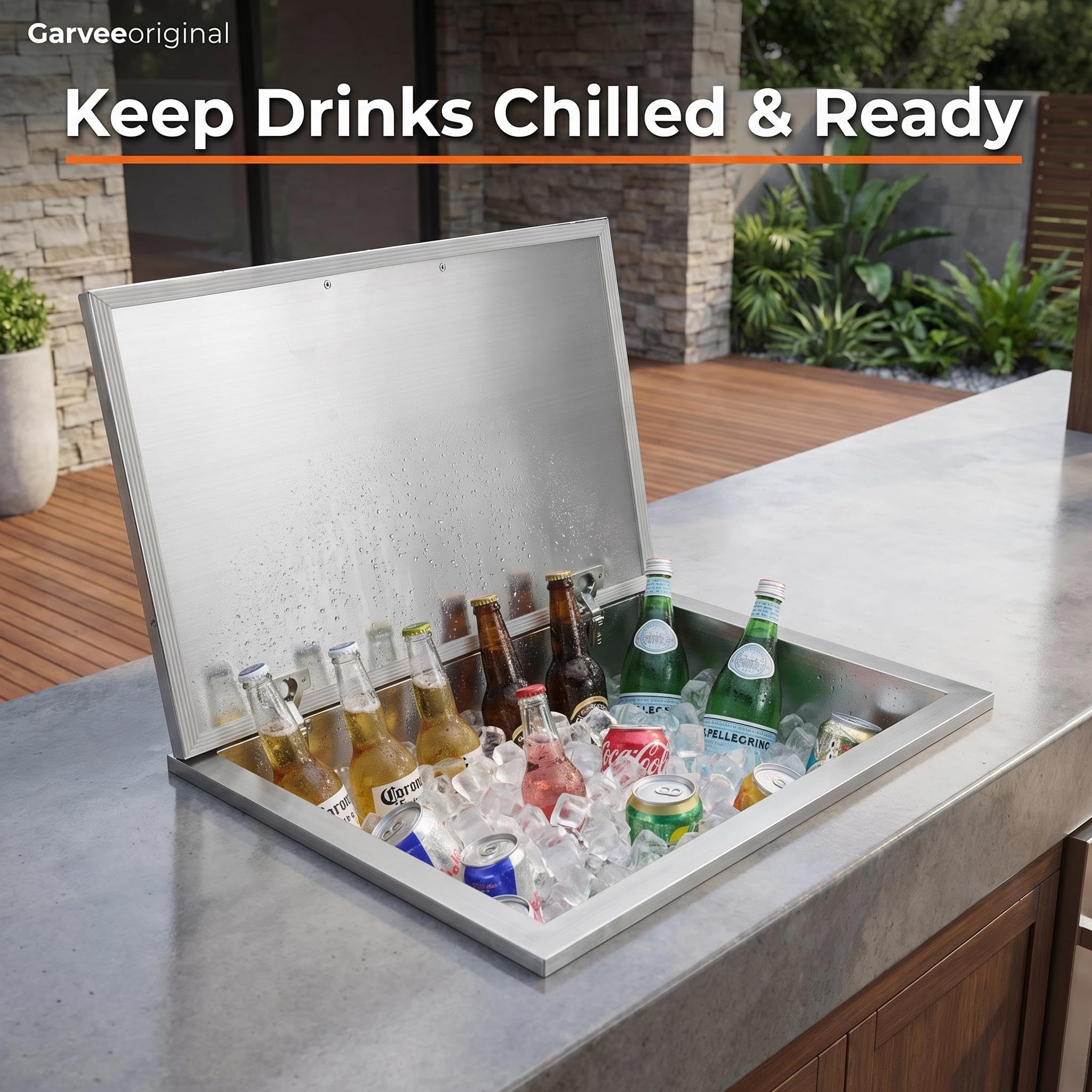 Drop-in Ice Chest, Large Capac - огляд і ціна Wine X Beer