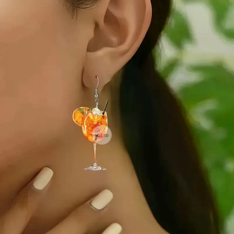 Fashion 2D Flat Design Earring - огляд і ціна Beer And Wine Festival