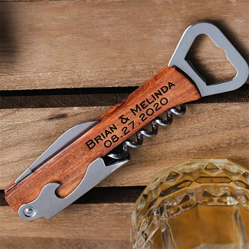 Custom Engraved Name Text Wood - огляд і ціна Wine Beer Brand