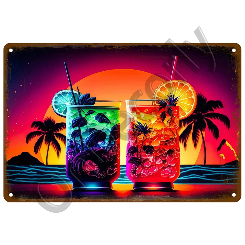 Metal Sign Whiskey Wine Alcoho - огляд і ціна Wine Beer Brand