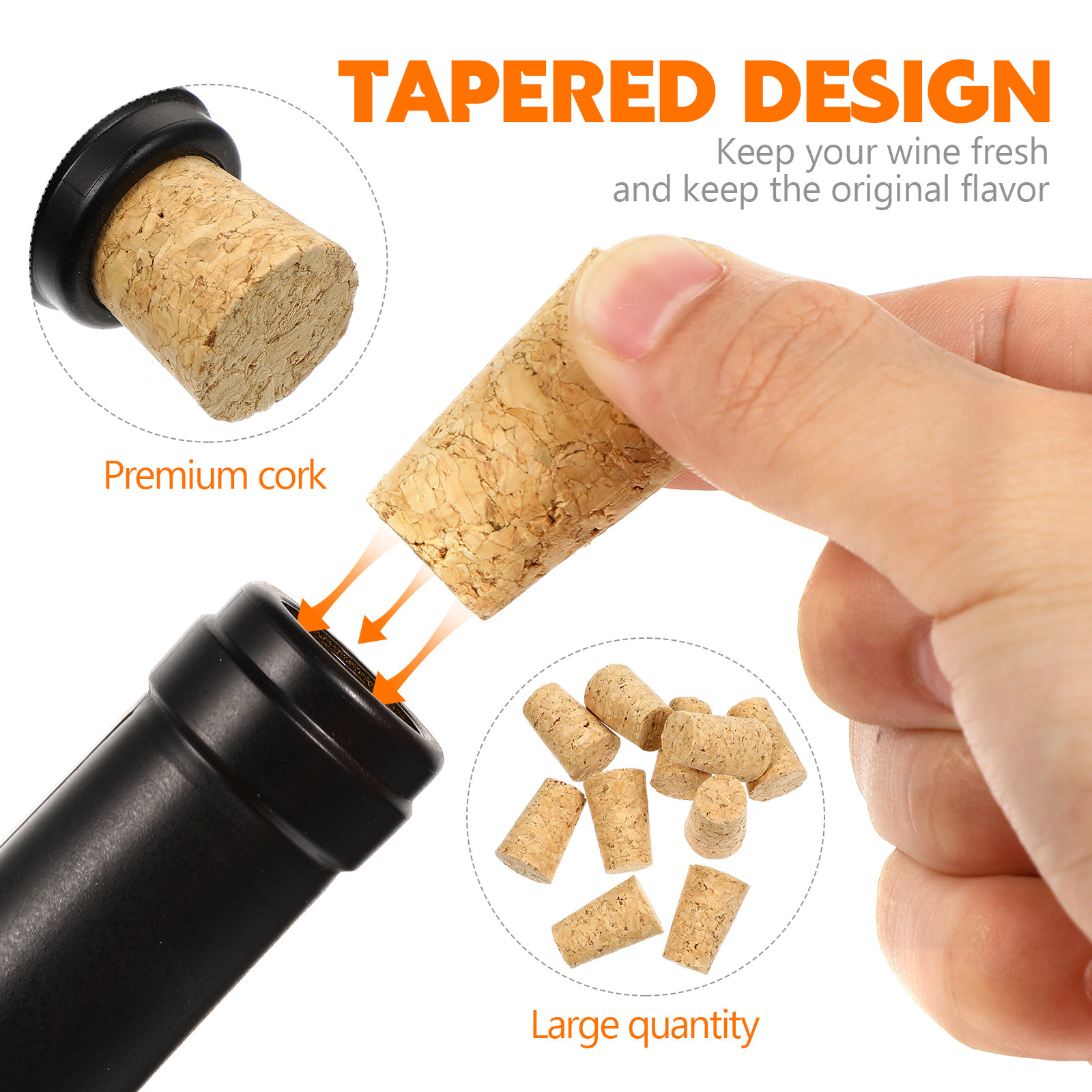 10Pcs Wine Bottle Cork Stopper - огляд і ціна Wine Beer Tasting