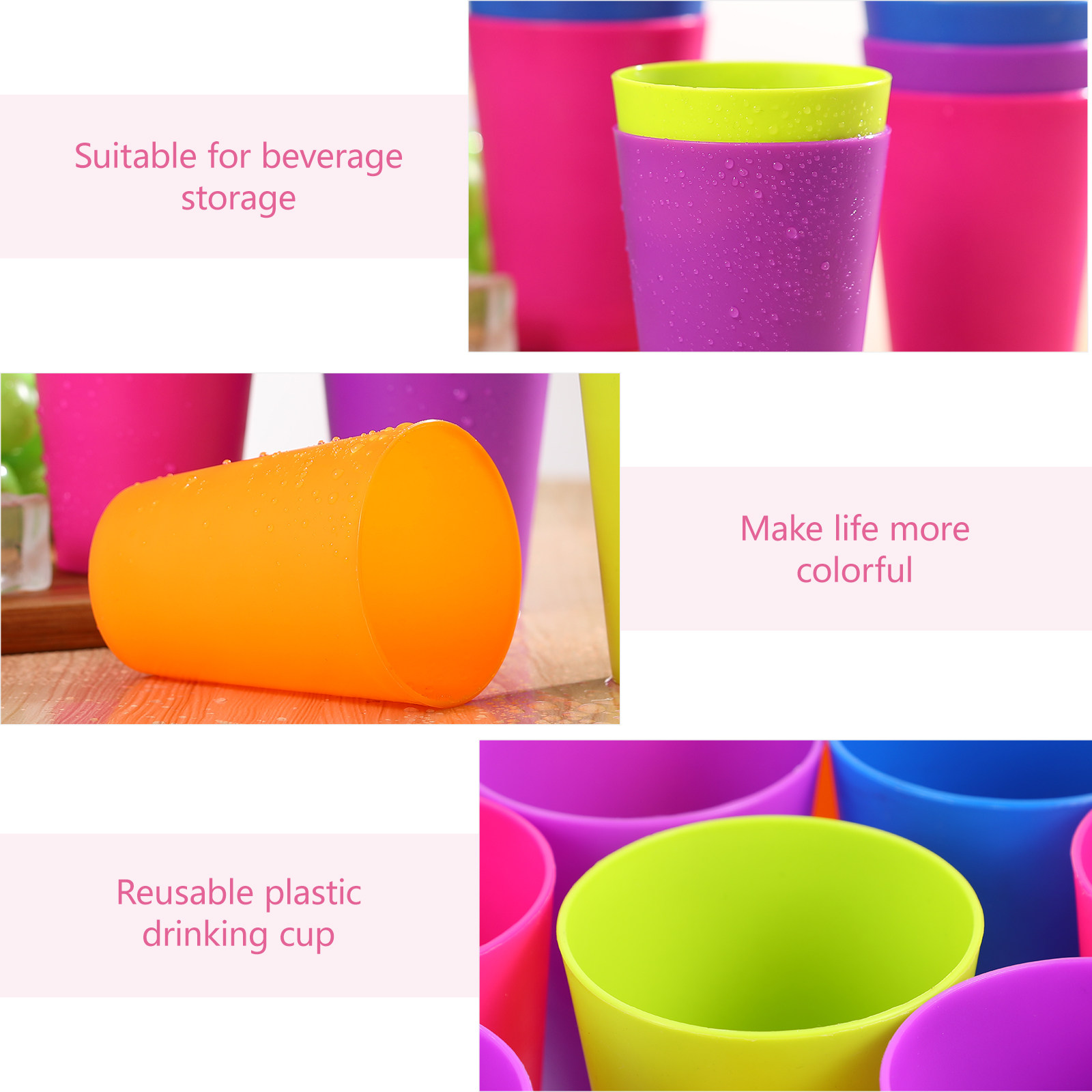 15Pcs Mixed Color Plastic Drin - огляд і ціна Wine Mix With Beer